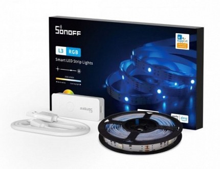 Sonoff Smart LED Light Strip RGB Indoor IP54 Wi-Fi/BT L3-5M