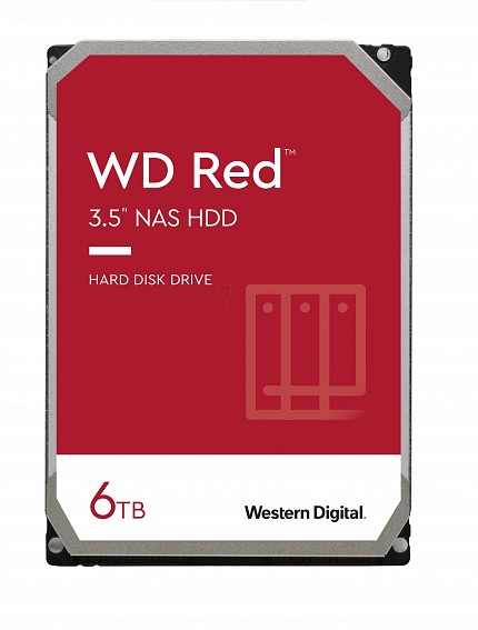 Western Digital RED NAS HDD 6TB 256MB WD60EFAX