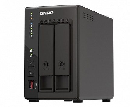 QNAP TS-253E 2Bay NAS Intel Quad Core 8GB 2.5GbE M.2 HDMI
