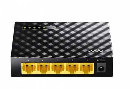 Cudy Switch Gigabit Ethernet 5-Ports Desktop GS105D with UK Plug
