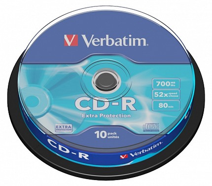Verbatim CD-R 700MB 52X 10-Pack Spindle 43437