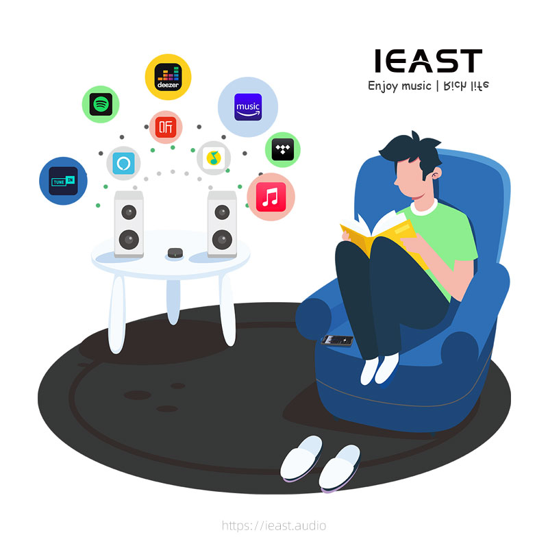 iEast M50 Audiocast Pro Wi-Fi & Bluetooth Multiroom Audio Streamer