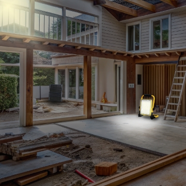 Rexer SOLAR WORK LED Portable Floodlight with Solar Panel & Battery 1000lm