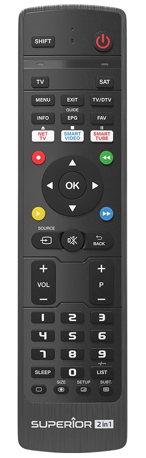 Superior Clever 2in1 TV/Digital PC Programmable Remote Control