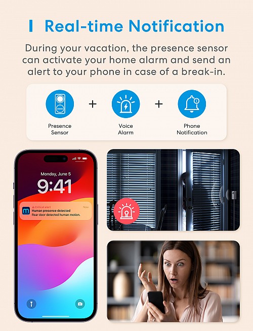Meross HomeKit Smart Smoke Alarm (Matter) MS600MA-UK