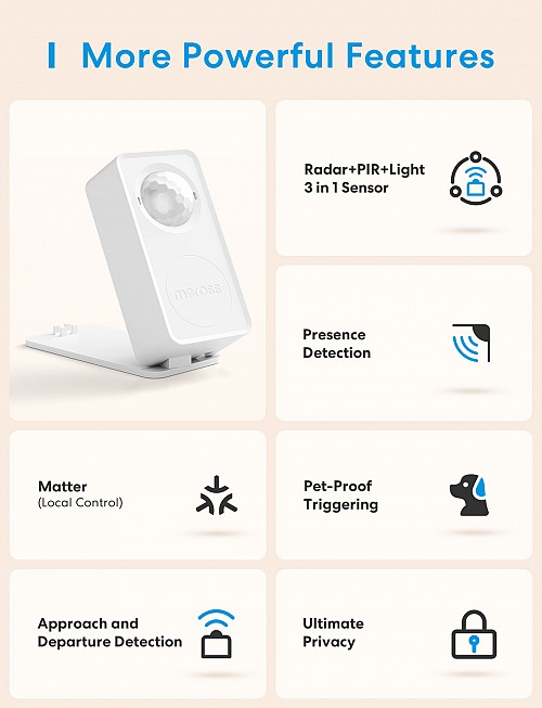 Meross HomeKit Smart Smoke Alarm (Matter) MS600MA-UK