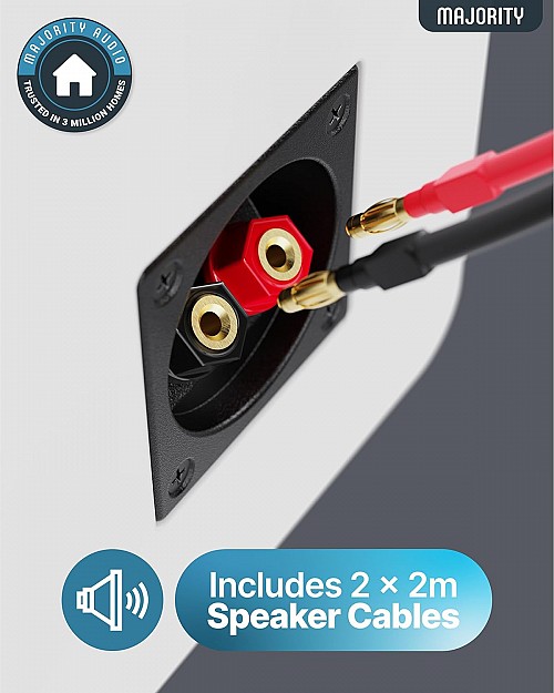 Majority Speakers Passive 2.0 Set D70X 60W White (pair)