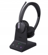 Yealink Headset Wireless Dual-Mode DECT/Bluetooth 3-Mic NC with Basestation WH64 Dual Teams