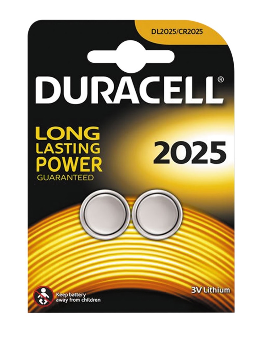 Duracell Lithium Battery CR2025 2pcs 656.997UK