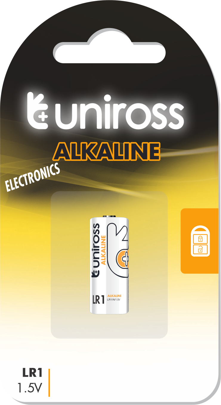 Uniross LR1 Alkaline Micro Battery (E90, MN9100,AM5,4001)