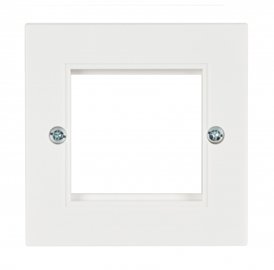AV:Link Wall Plate Frame Single 2 Modules 122.500UK
