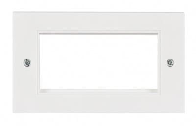 AV:Link Wall Plate Frame Double 4 Modules 122.505UK