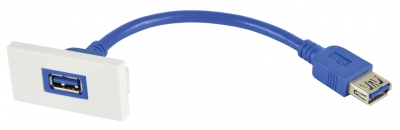 AV:Link Wall Plate Module USB-A 3.0 122.532UK