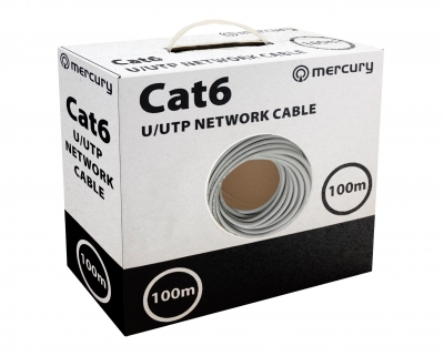 Mercury Cat6 UTP CU Ethernet Cable 100m 808.030UK