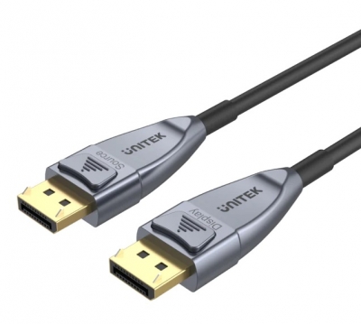Unitek DisplayPort 1.4 Cable ActiveOptical 8K/240Hz 20.0m C1618GY