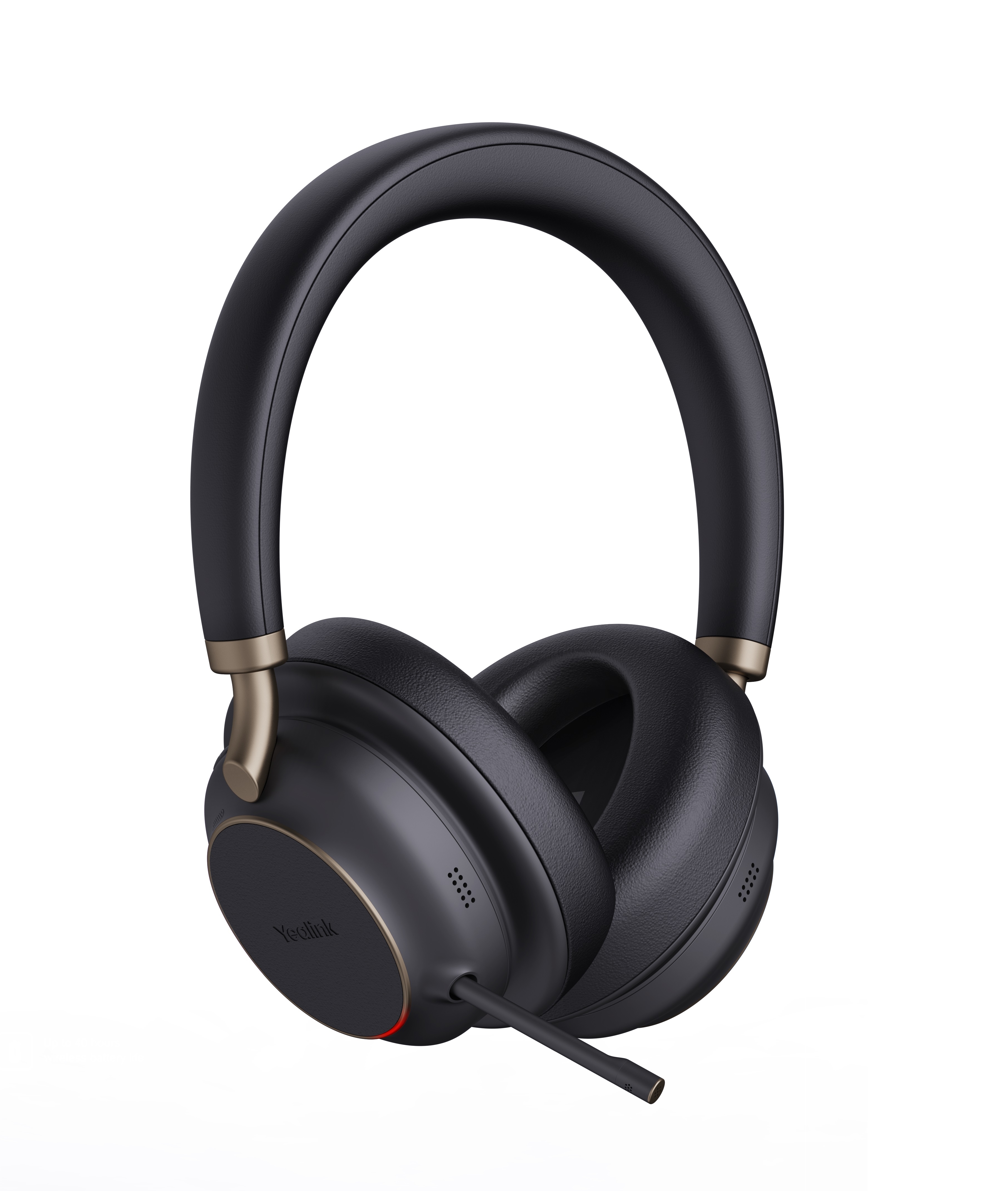 Yealink Headset Wireless Bluetooth Active Noise Cancelling Over-Ear with B/T Dongle BH76 Plus Teams