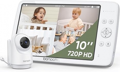 Bonoch BBM07 Portable Baby Monitor 10 PTZ Camera+Audio No WiFi