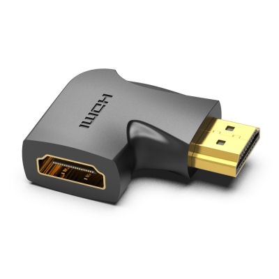 Vention HDMI Adaptor Male to Female 90 Degree Vertical Flat 4K60Hz AIPB0