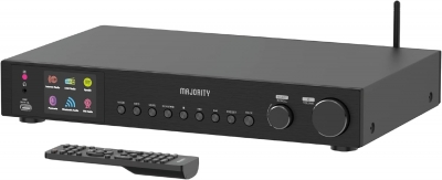 Majority FITZWILLIAM 2 Radio WiFi/BT/USB/FM/LineOut/Display Black