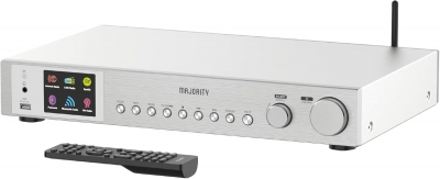 Majority FITZWILLIAM 2 Radio WiFi/BT/USB/FM/LineOut/Display Silver