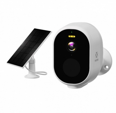WOOX Camera Battery Outdoor 4MP + Solar (Bundle) R4253 White