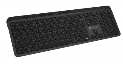 Natec Keyboard Wireless Combo BT & 2.4GHz X-SCISSORS Keys Slim MEDUSA