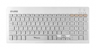 Alcatroz XPLORER GO! BTR 200 Wireless Mini Keyboard 2.4G+BT Mist White