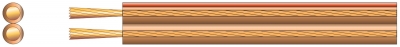 Mercury Full Copper Speaker Cable 1.5mm Clear 100m 805.862UK