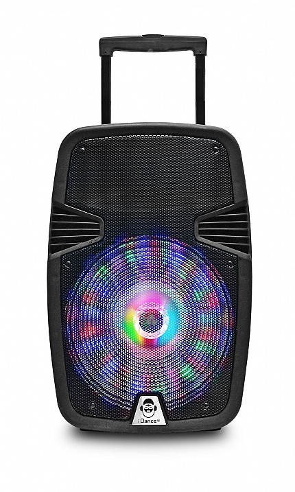 iDance Groove420MK3 12inch Portable PA USB/BT/FM/Disco Light