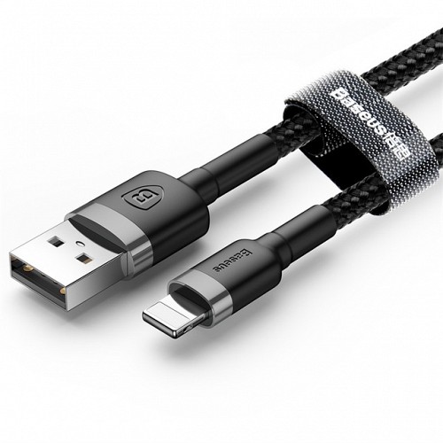 Baseus Cafule Braided Lightning Cable 2.4A 1.0m Grey