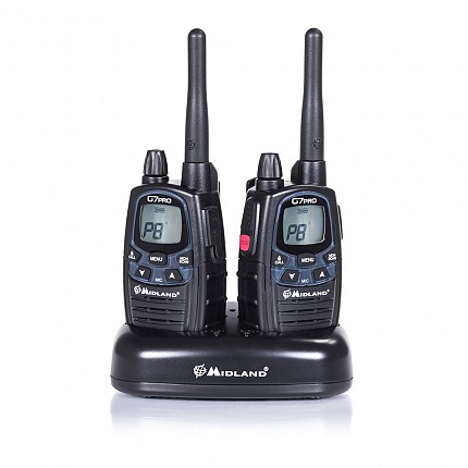 Midland G7 Pro PMR Radio Pair with Charging Dock