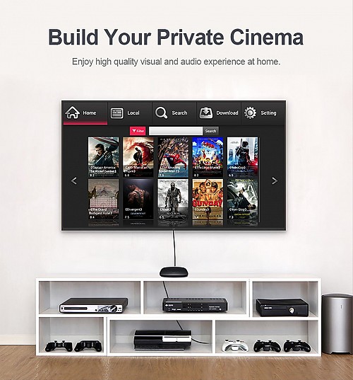 Unitek Y-C136RGY Premium HDMI 2.0 Braided Cable 1.0m