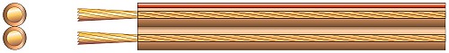 Mercury Economy Speaker Cable 1.0mm Transparent 100m 807.048UK