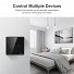 Sonoff T3 UK 2C WiFi Smart Wall Touch Switch Black