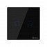 Sonoff T3 UK 2C WiFi Smart Wall Touch Switch Black