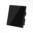 Sonoff T3 UK 2C WiFi Smart Wall Touch Switch Black