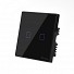 Sonoff T3 UK 2C WiFi Smart Wall Touch Switch Black