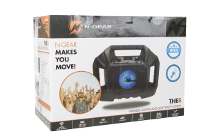 OPEN BOX N-Gear StreetBox Portable Speaker BT/USB/FM with Wired Microphone