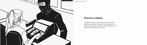 AJAX Wireless Panic Button-Remote Control