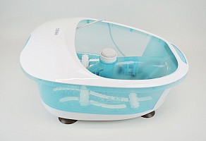 Homedics FS-250 Luxury 4-in-1 Foot Spa with Vibrating, Hydro & Magnetic Massage with Heat & 2 Pumice Attachments