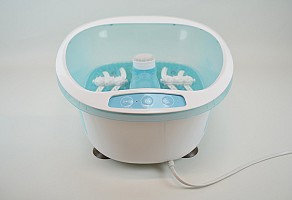 Homedics FS-250 Luxury 4-in-1 Foot Spa with Vibrating, Hydro & Magnetic Massage with Heat & 2 Pumice Attachments