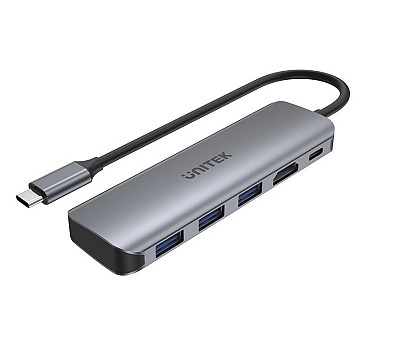 Unitek H1107E USB3.1 TypeC Hub 3Port USB3.0/HDMI/100W PD