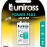Uniross PP3 9V Power Plus Alkaline Batteries