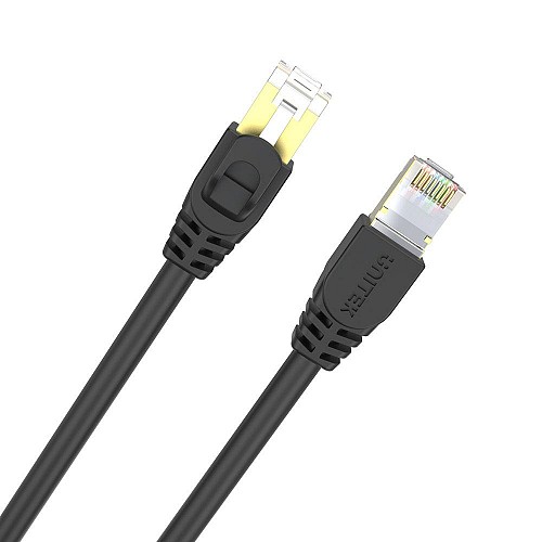 Unitek C1813EBK CAT7 SSTP Pure Copper Ethernet Cable 10.0m Black
