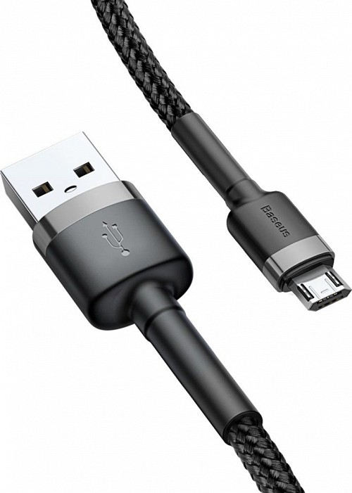 Baseus Cafule Braided MicroUSB Cable 2A 3.0m Black