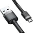 Baseus Cafule Braided MicroUSB Cable 2A 3.0m Black