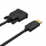 Unitek Y-5118BA Displayport to DVI Cable 1.8m Black/Gold Plated