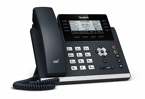 Yealink IP Phone Desktop PoE 3.7 Gigabit, USB & Expansion T43U