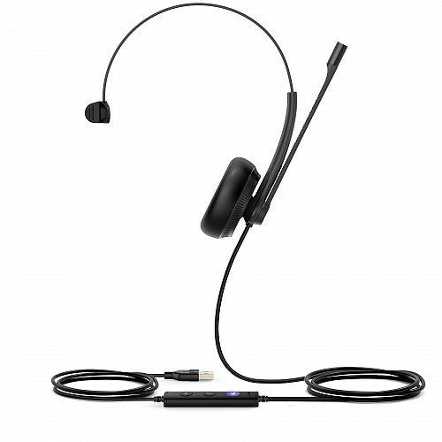 Yealink Headset Wired USB Noise Cancelling USB-A UH34 Mono Teams