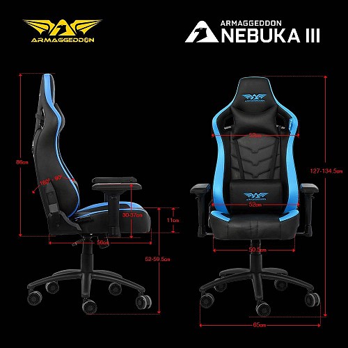 Armaggeddon Gaming Chair  NEBUKA III Maldive Blue